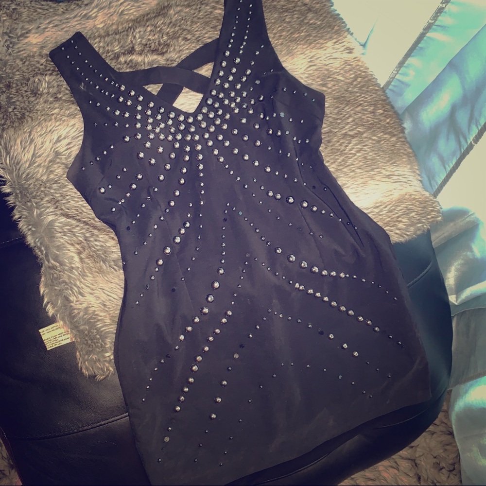 Beautiful stud dress 👗 black